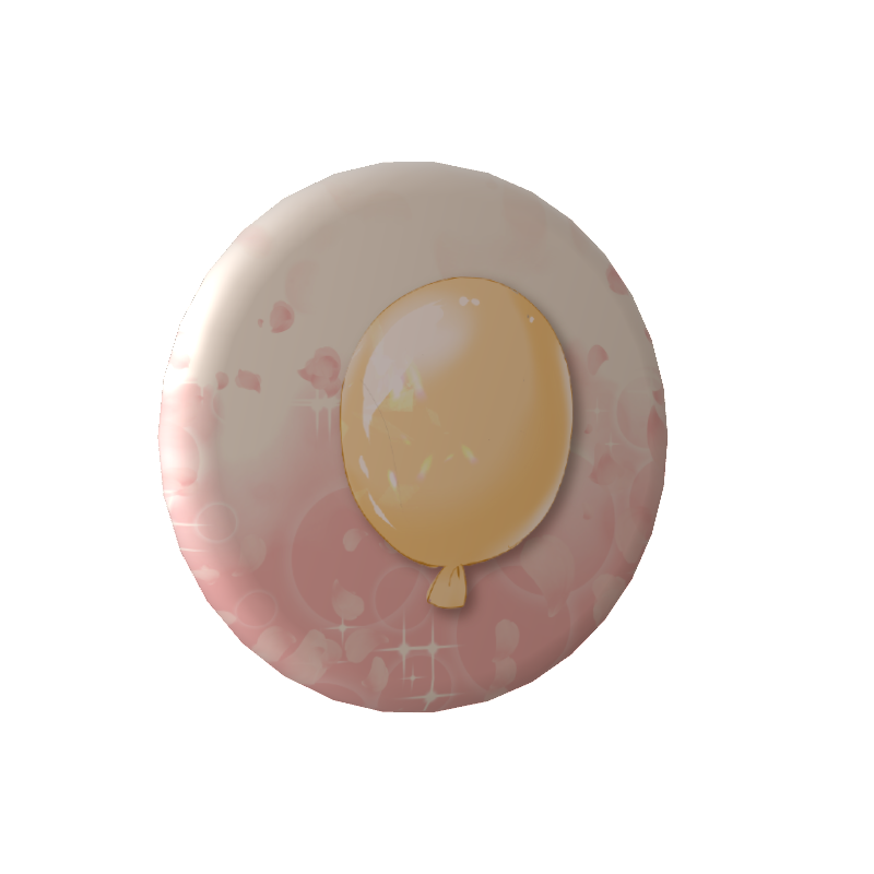 3D缶バッジ(桜結こえび - 風船② - )