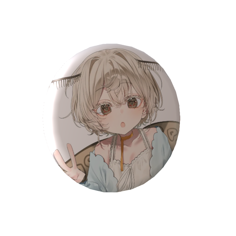 3D缶バッジ(繭糸 - VSsession)