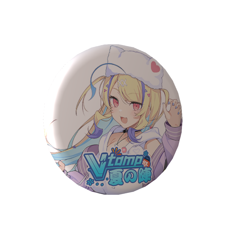 菫崎リン『Ｖ-tamp夏の陣　限定缶バッジ』