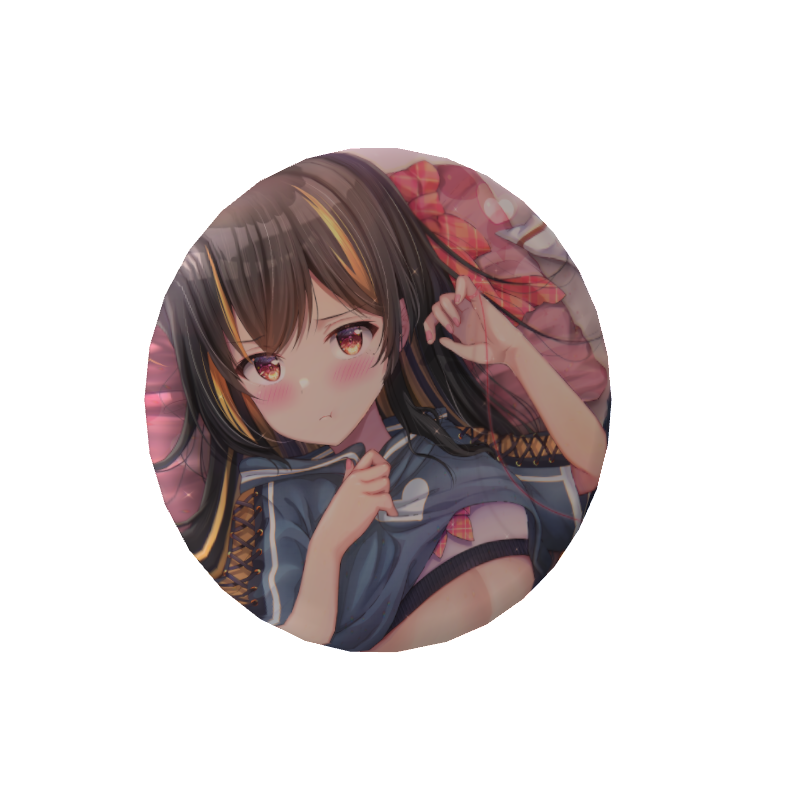 絵村きりんの缶バッジ