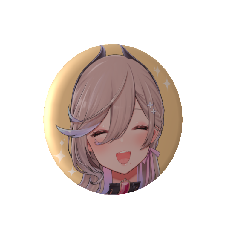 しづきべりりの缶バッジ〖 ほあ～ 〗
