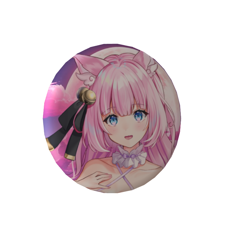 愛鳴ねねむの缶バッジ愛鳴ねねむです♡