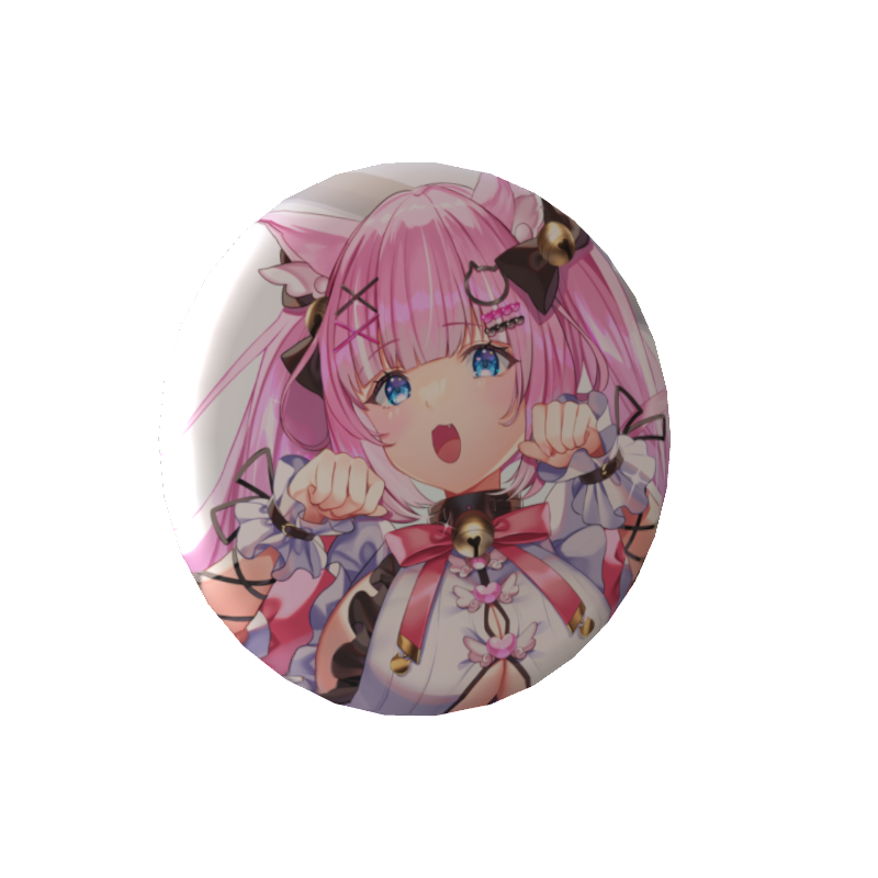 愛鳴ねねむの缶バッジ愛鳴ねねむです♡