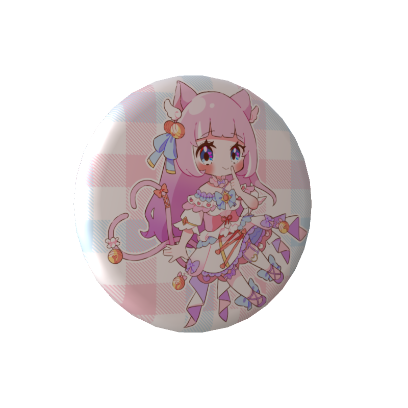 愛鳴ねねむの缶バッジ愛鳴ねねむです♡