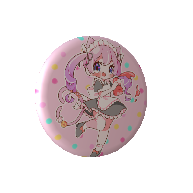 愛鳴ねねむの缶バッジ愛鳴ねねむです♡