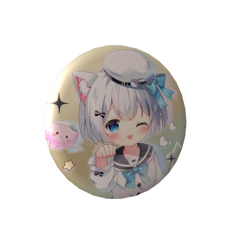 海星るなの缶バッジ