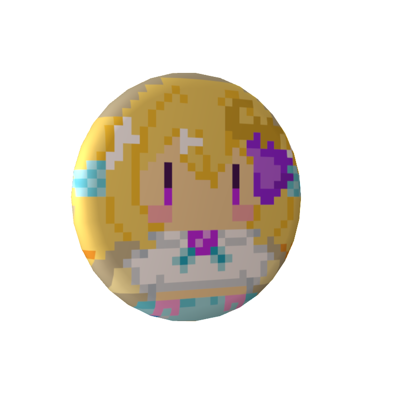 ルルナの缶バッジ