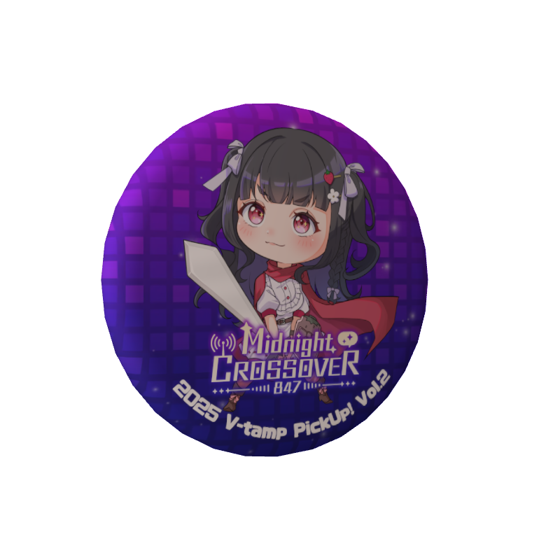 3D缶バッジ（ゆいぴっぴ - Midnight CROSSOVER 847 - ）