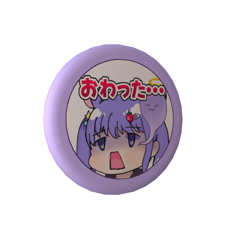 夢乃ねる(yumeno neru)の缶バッジ【思い出のスタンプ】