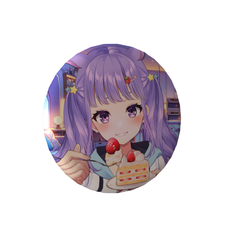 夢乃ねる(yumeno neru)の缶バッジちょっぴり特別な一枚