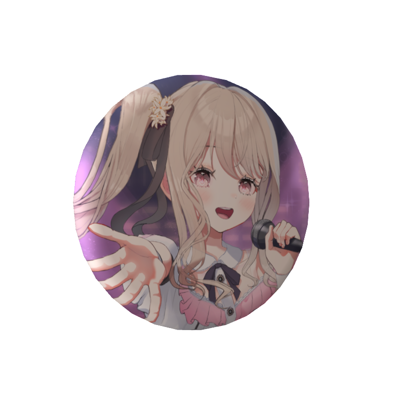 小石夕乃の缶バッジ【アイドルステージ】