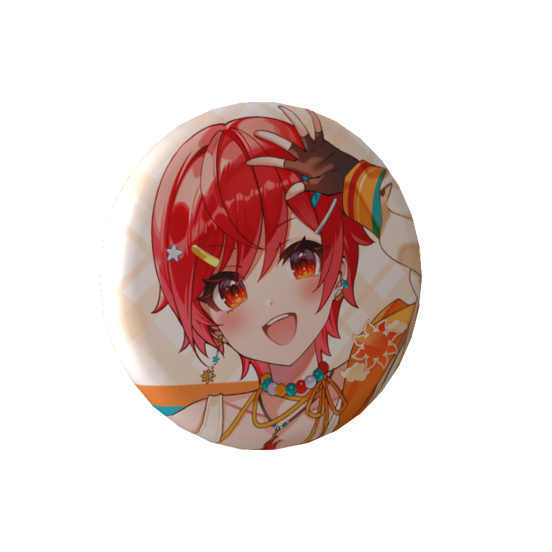 及川結莉の缶バッジnew