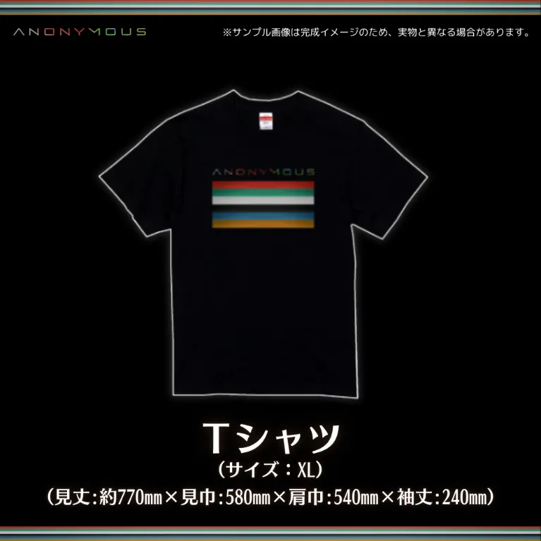 Tシャツ XL（Invisible Anonymous）