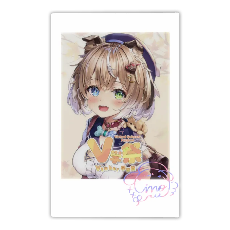 3Dフォトカード(彩羽いのる - V学祭)