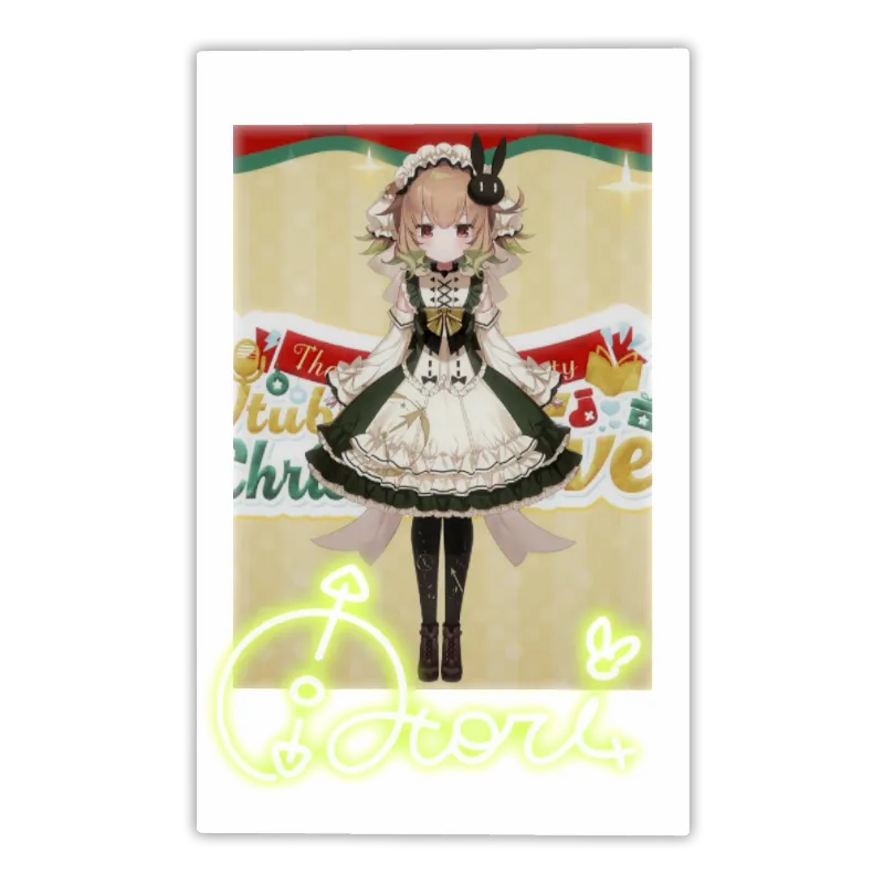 3Dフォトカード(翠森アトリ- Vtuber Christmas Eve³ -)