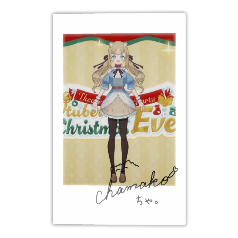 3Dフォトカード(ちゃまこ- Vtuber Christmas Eve³ -)