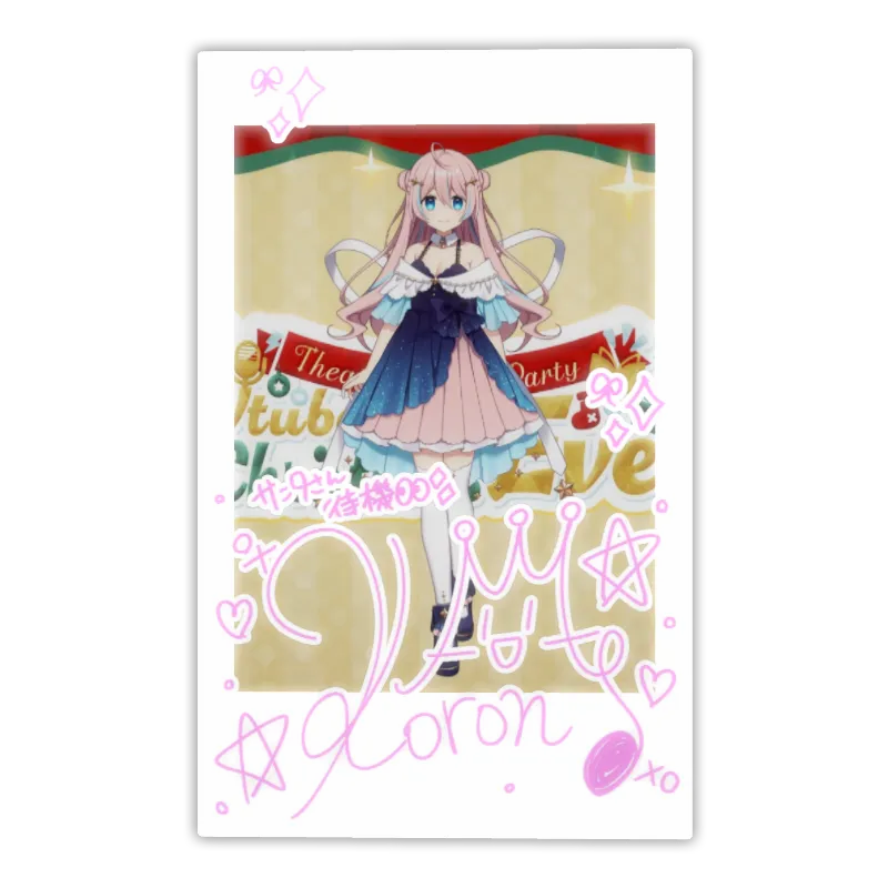 3Dフォトカード(星ノ音コロン- Vtuber Christmas Eve³ -)